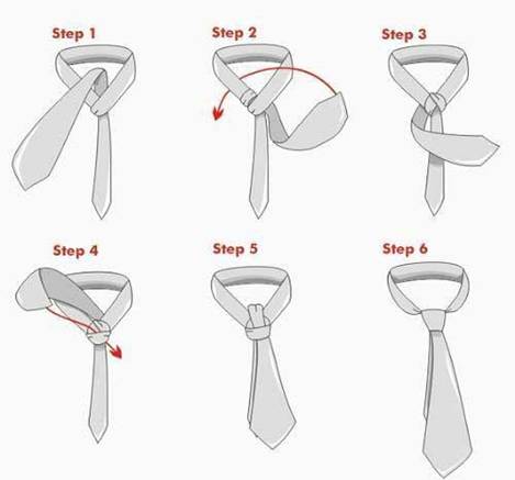 最流行的领带打法图解